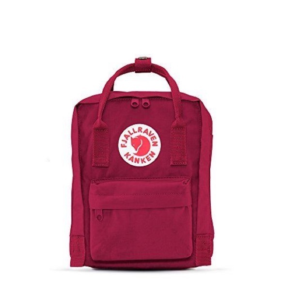 kanken backpack burgundy